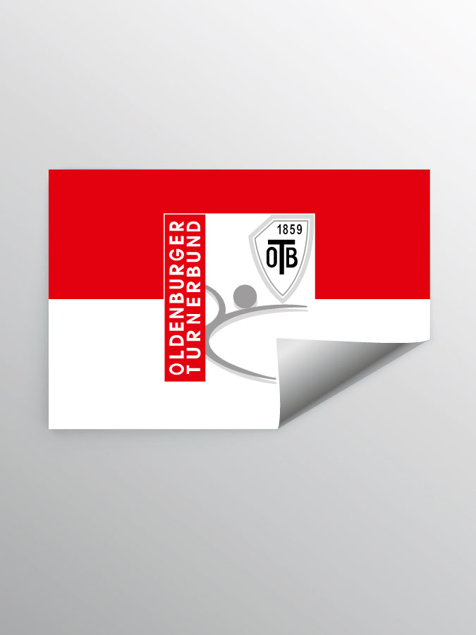 Aufkleber DIN A7 Logo
