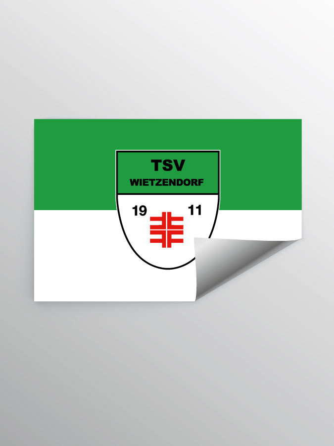 Aufkleber DIN A7 Logo