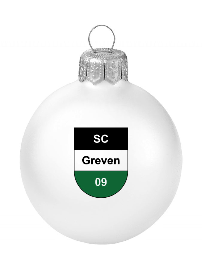 Weihnachtskugel Logo 8cm