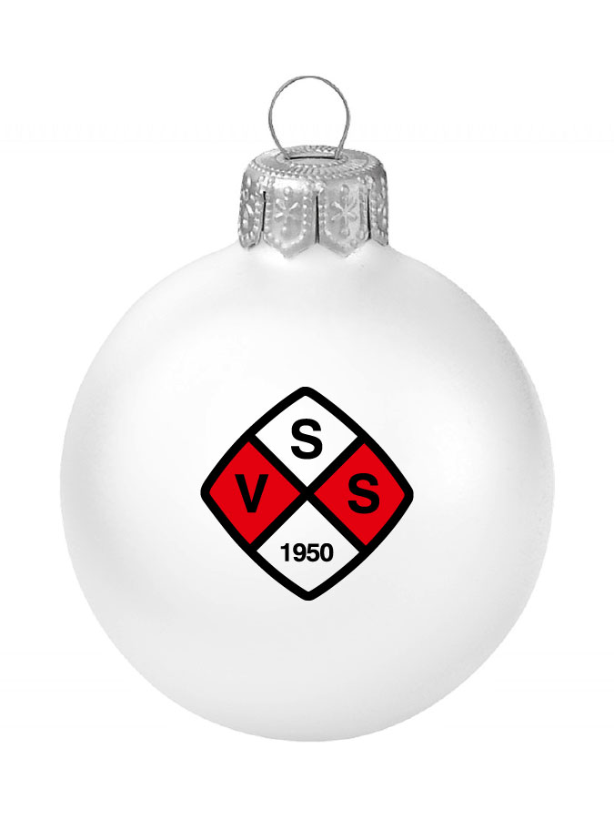 Weihnachtskugel Logo 8cm