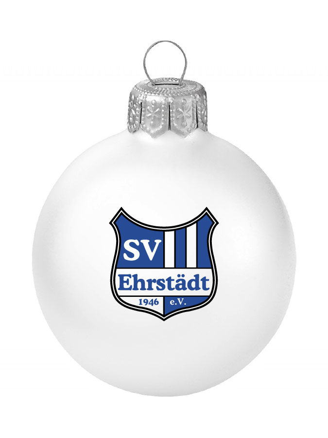 Weihnachtskugel Logo 8cm