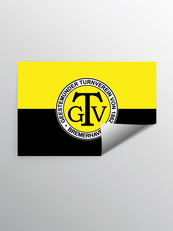 Aufkleber DIN A7 Logo