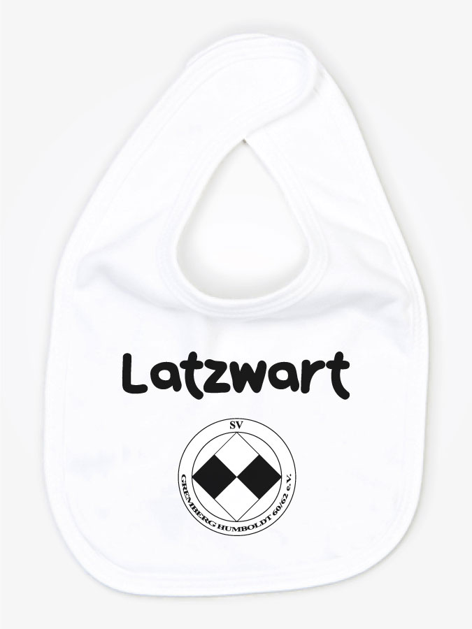 Babylätzchen Latzwart