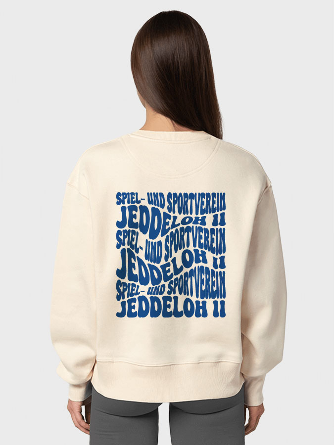 Oversized Sweater Wavy Damen