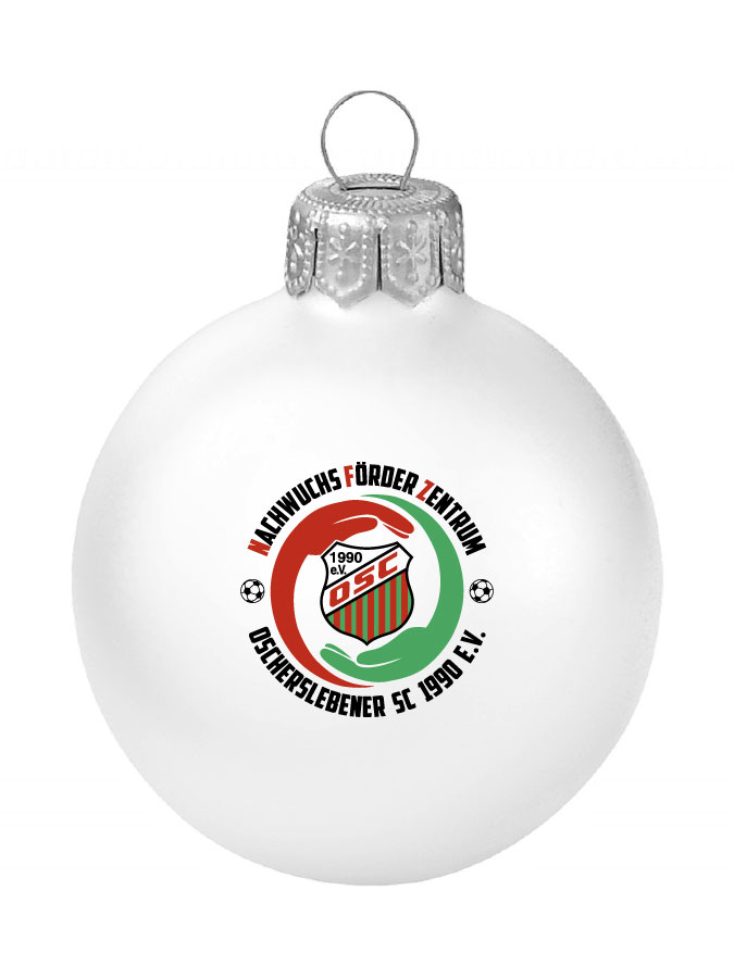 Weihnachtskugel Logo 8cm