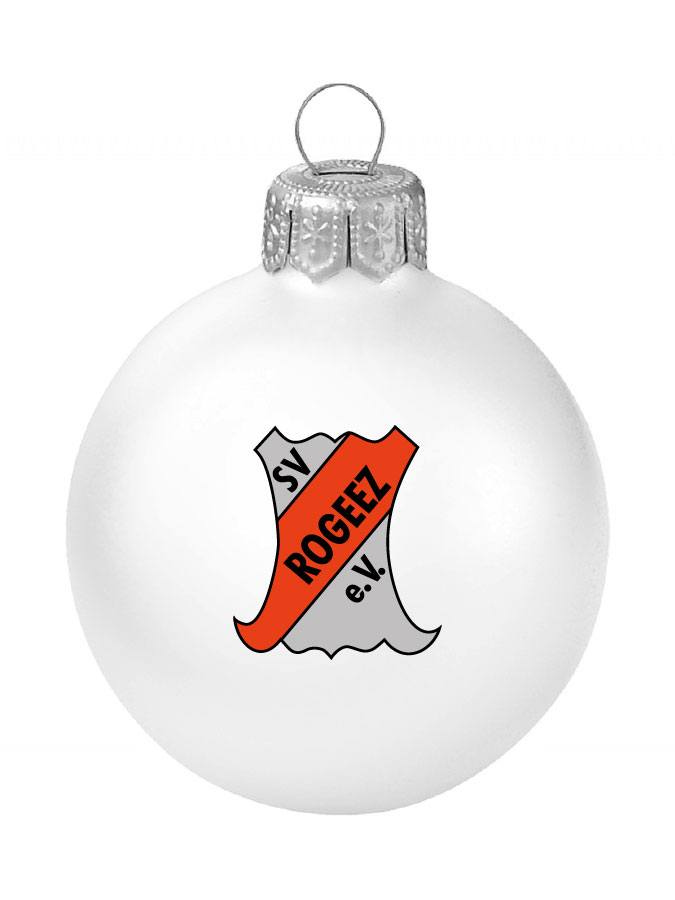 Weihnachtskugel Logo 8cm
