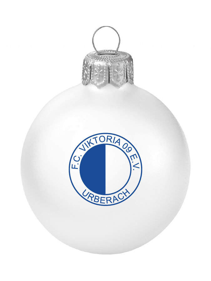 Weihnachtskugel Logo 8cm