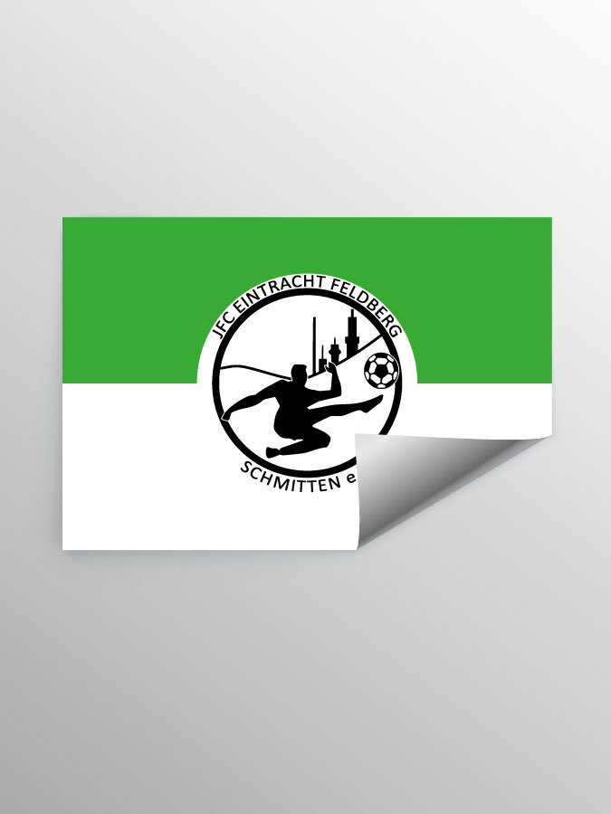 Aufkleber DIN A7 Logo