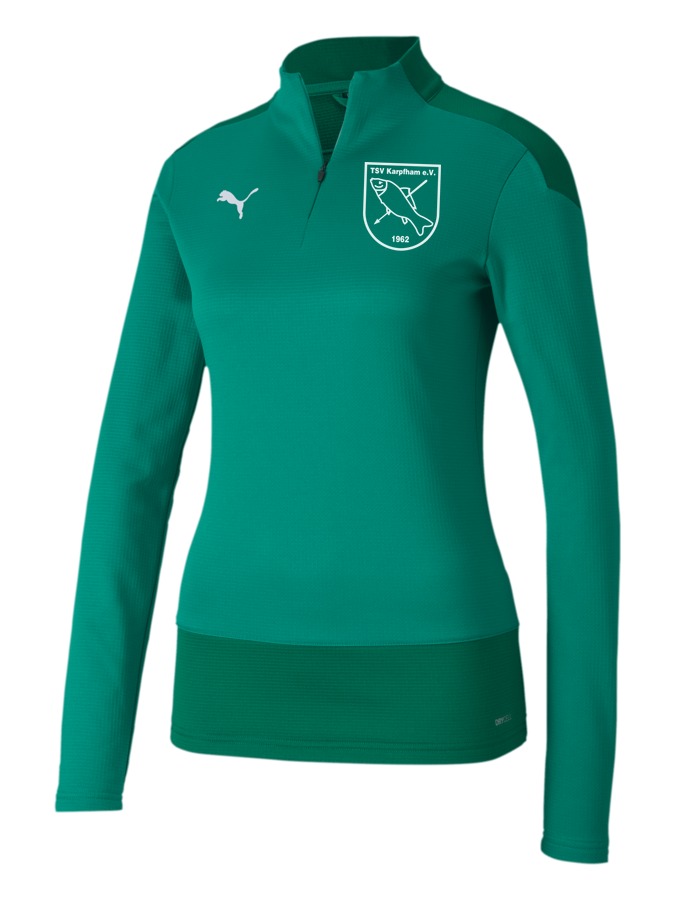 PUMA teamGOAL 23 HalfZip Sweatshirt Damen