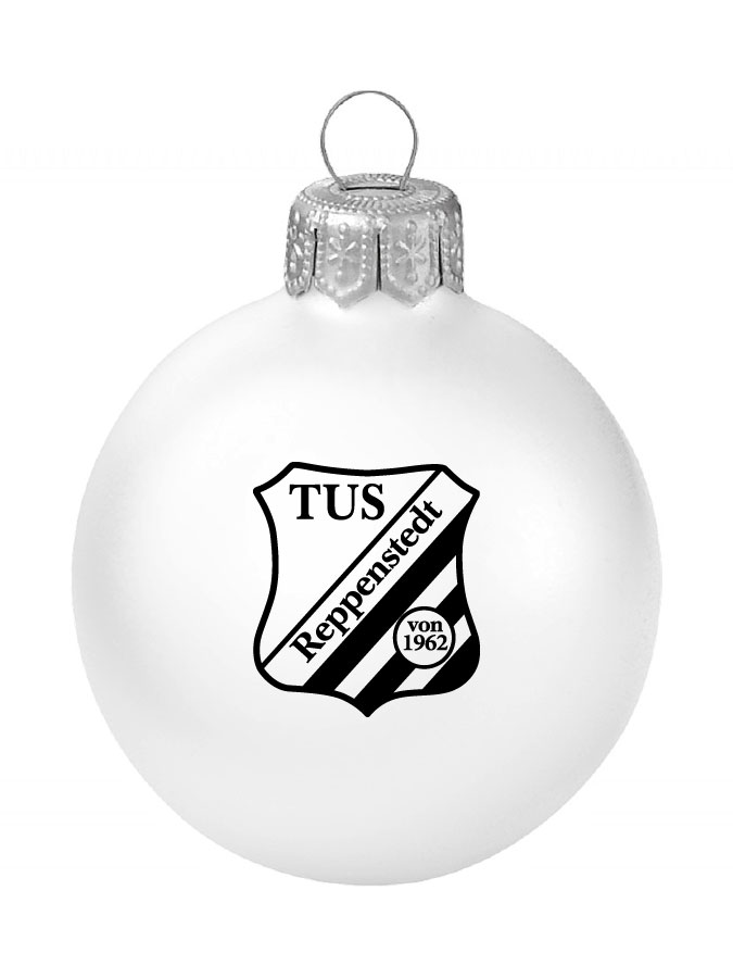 Weihnachtskugel Logo 8cm