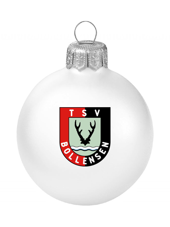Weihnachtskugel Logo 8cm