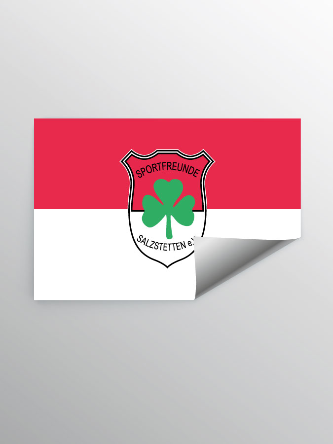 Aufkleber DIN A7 Logo