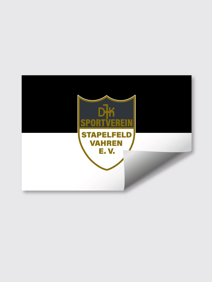 Aufkleber DIN A7 Logo