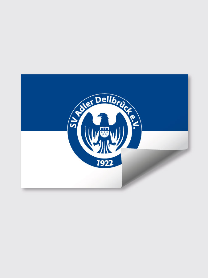 Aufkleber DIN A7 Logo