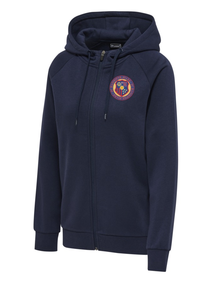 Hummel Red Classic Zip Hoodie Damen