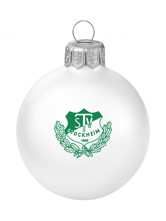 Weihnachtskugel Logo 8cm
