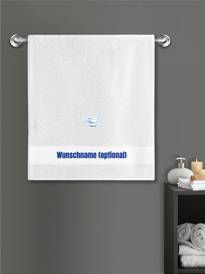 Badehandtuch Team Sticklogo