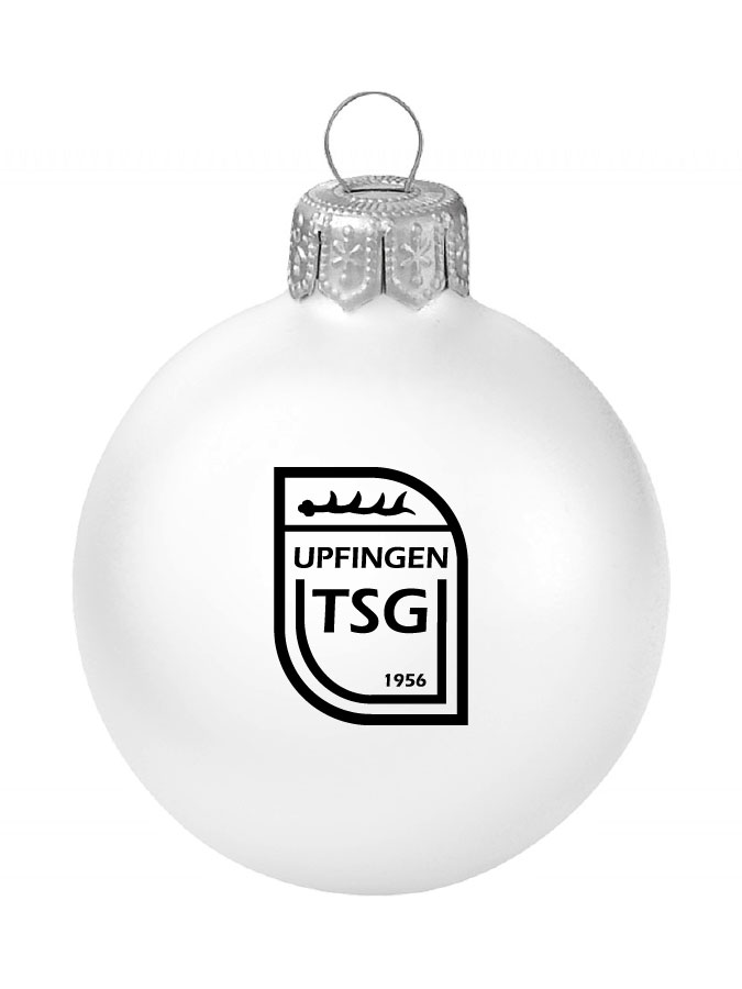 Weihnachtskugel Logo 8cm