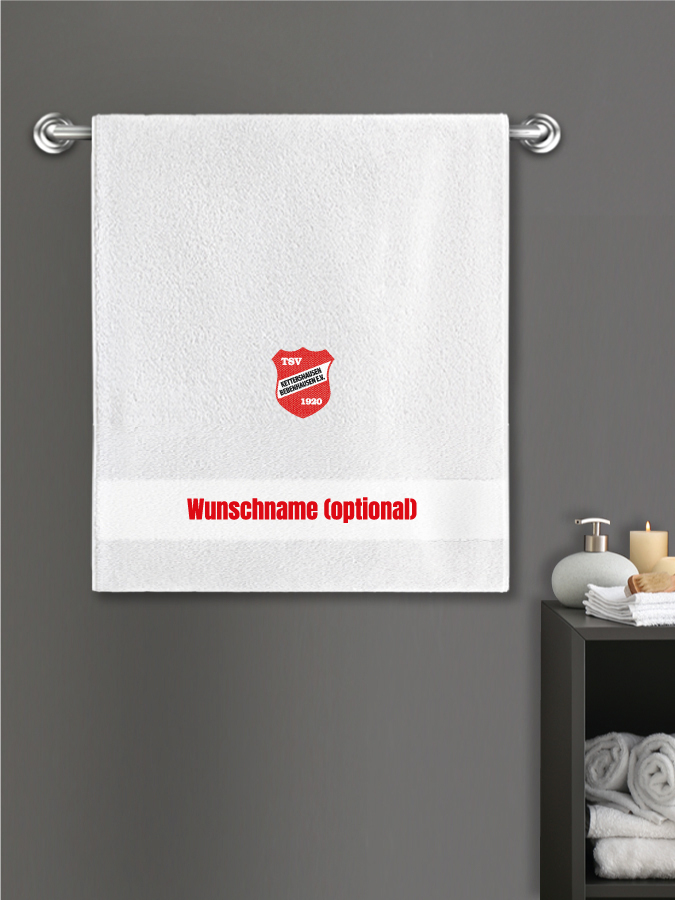 Badehandtuch Team Sticklogo