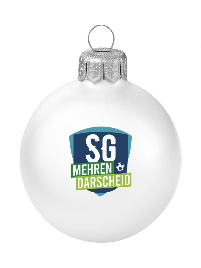 Weihnachtskugel Logo 8cm