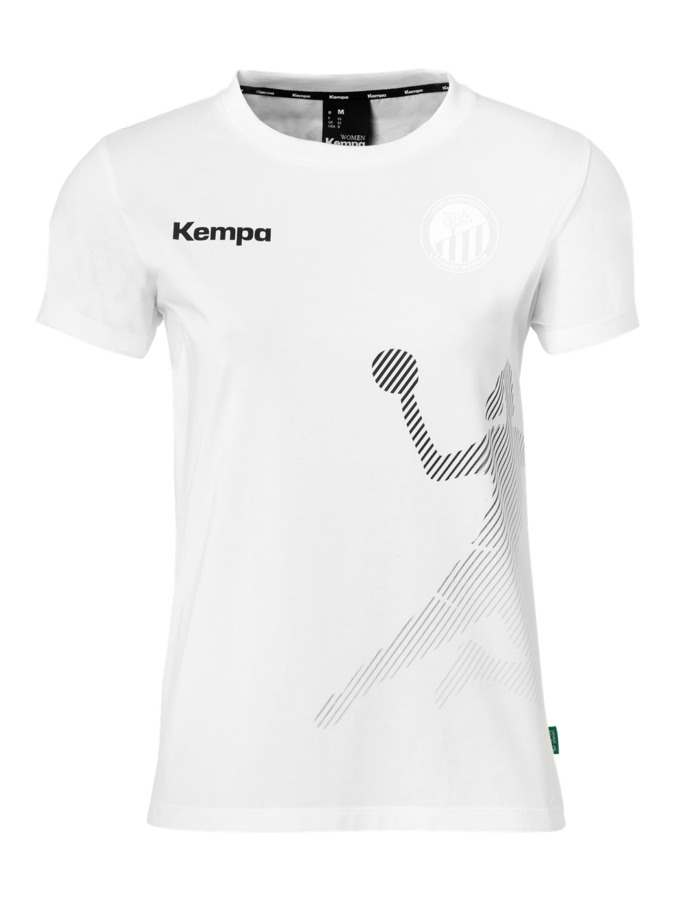 Kempa T-Shirt Black & White Damen