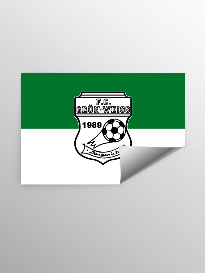 Aufkleber DIN A7 Logo