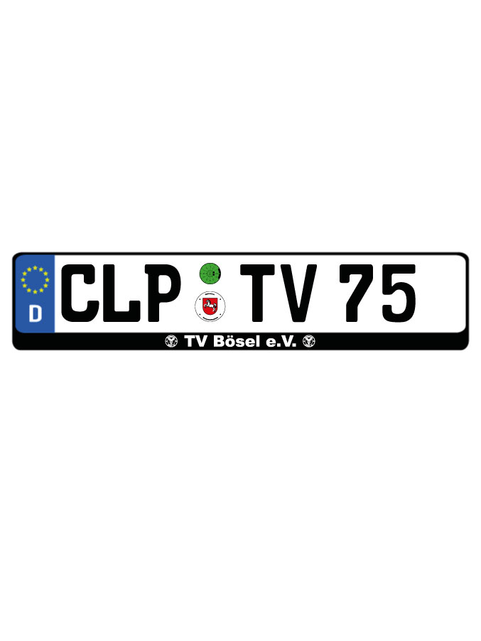 Kennzeichenhalter Kalden (2er Set)