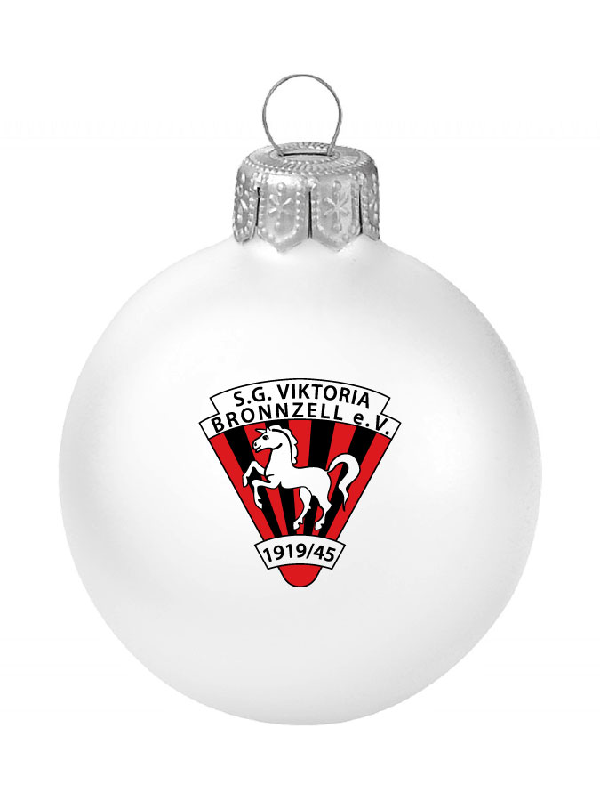 Weihnachtskugel Logo 8cm