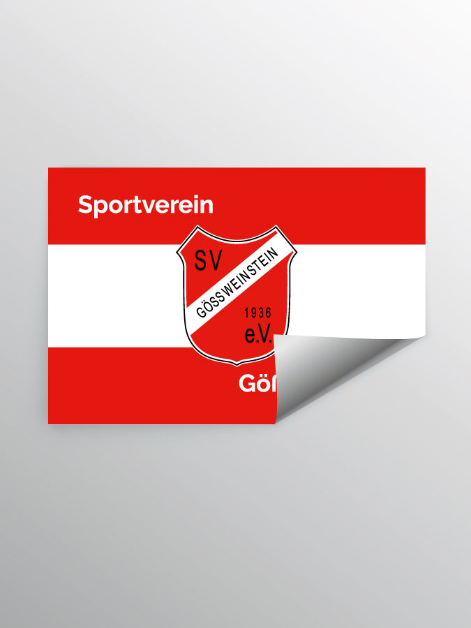 Aufkleber DIN A7 Stripe