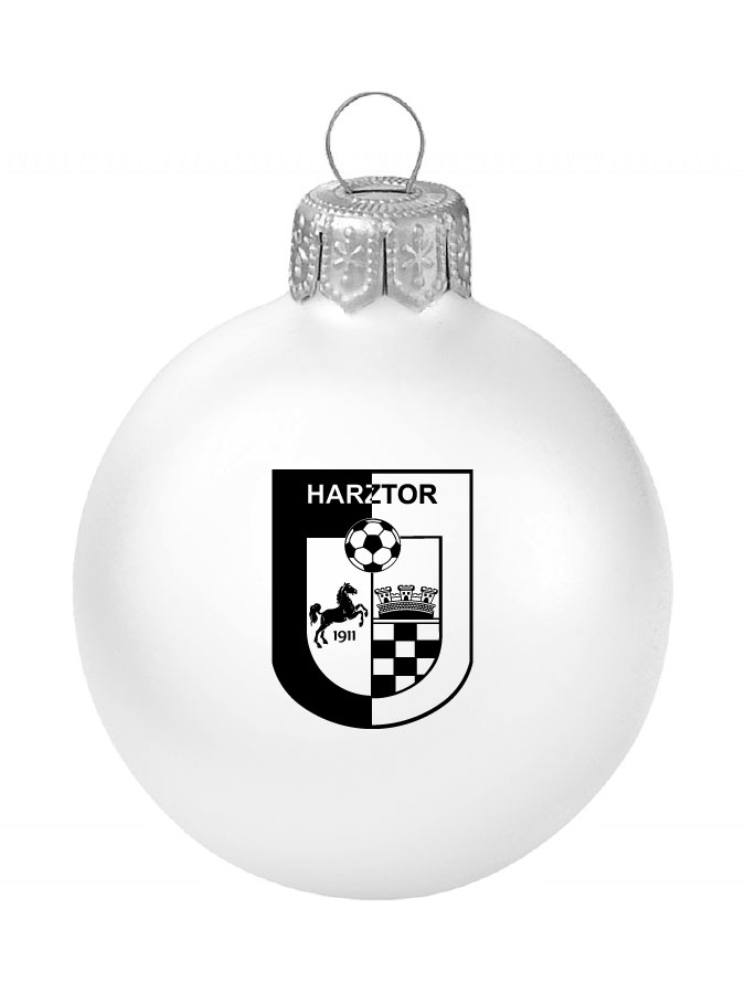 Weihnachtskugel Logo 8cm