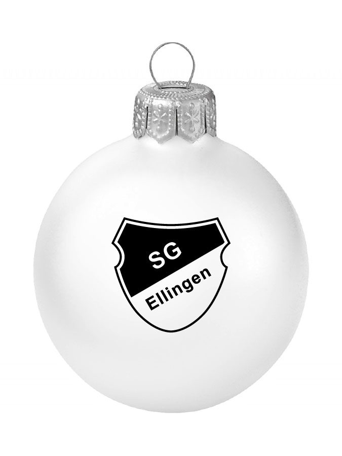Weihnachtskugel Logo 8cm