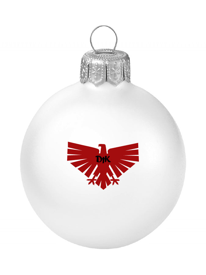 Weihnachtskugel Logo 8cm