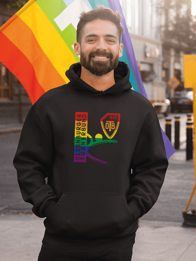 Hoodie Rainbow Herren
