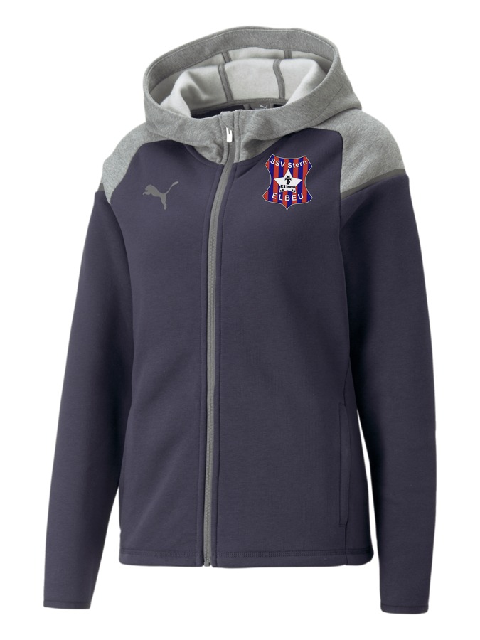 PUMA teamCUP Casuals Kapuzenjacke Damen