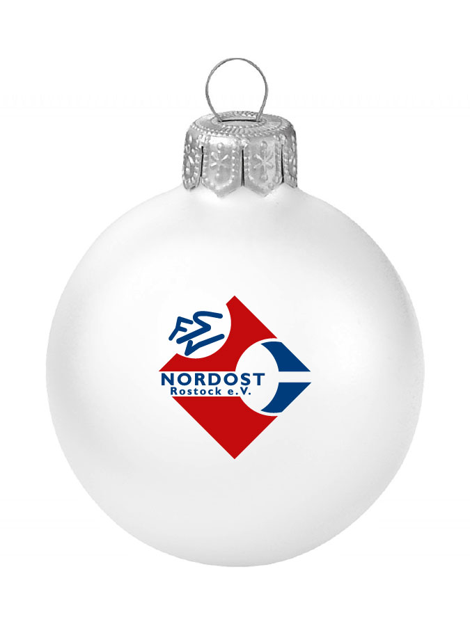 Weihnachtskugel Logo 8cm