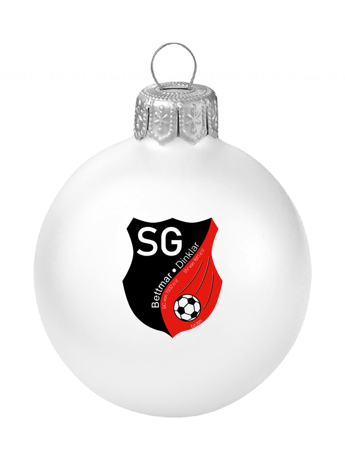 Weihnachtskugel Logo 8cm