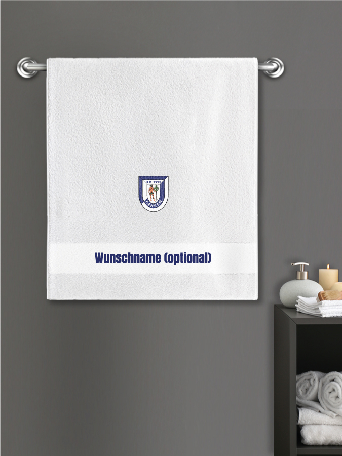 Badehandtuch Team Sticklogo