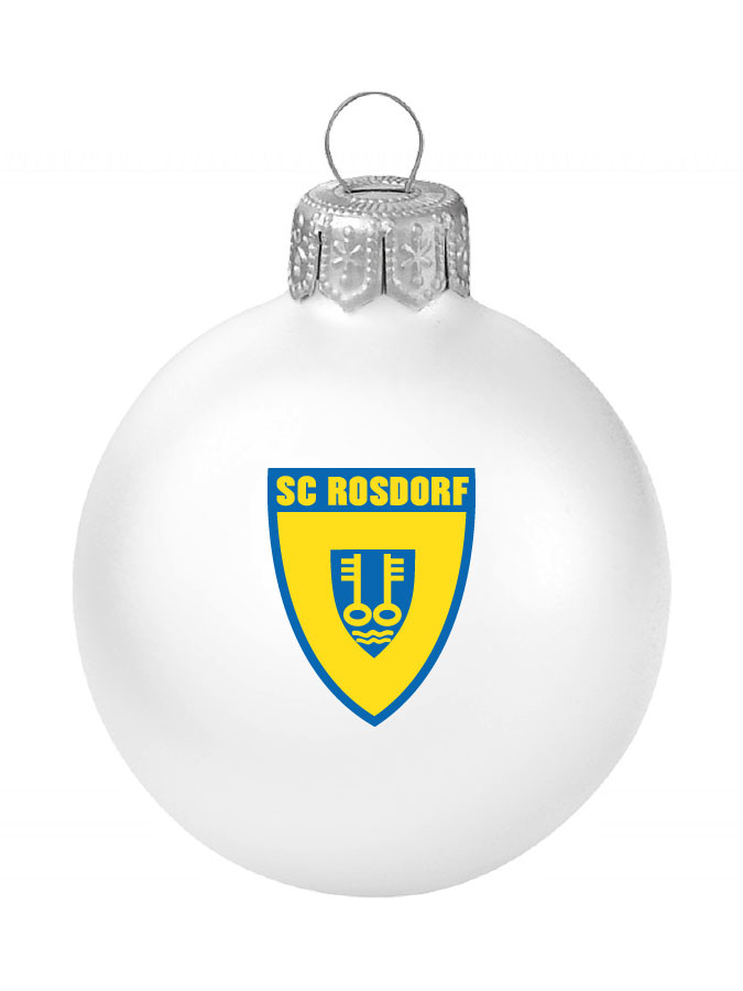 Weihnachtskugel Logo 8cm