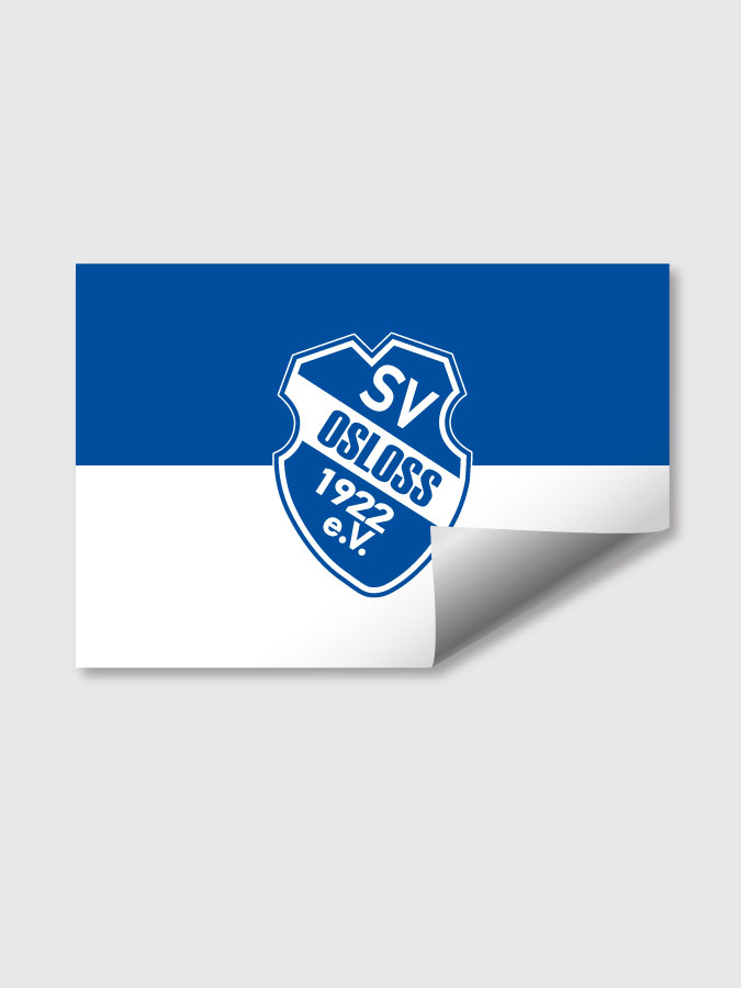 Aufkleber DIN A7 Logo