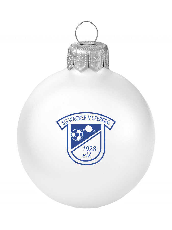 Weihnachtskugel Logo 8cm