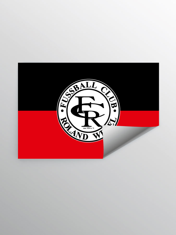 Aufkleber DIN A7 Logo