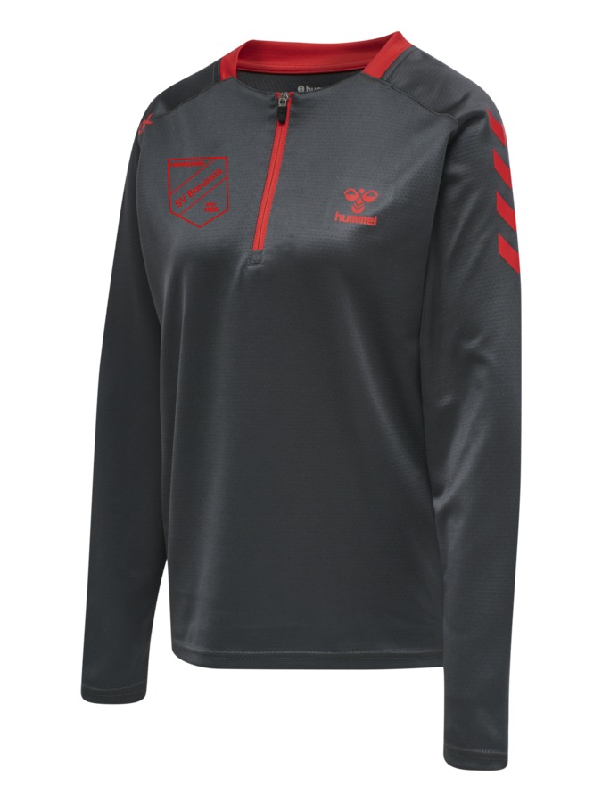 Hummel Action Poly Half Zip Sweat Damen