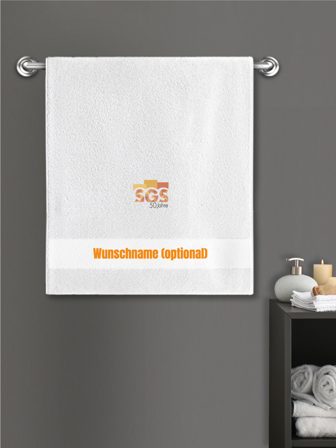 Badehandtuch Team Sticklogo