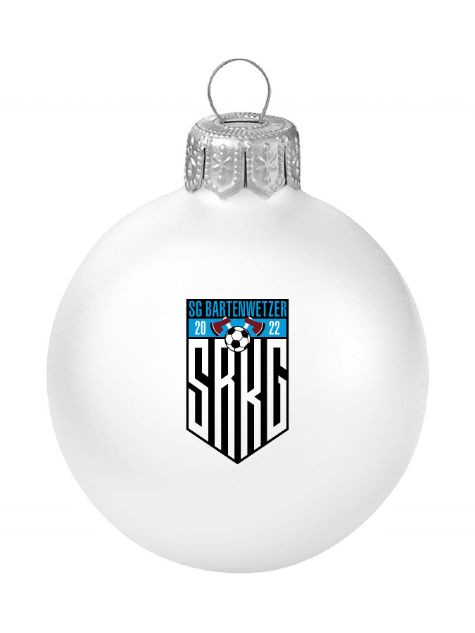 Weihnachtskugel Logo 8cm