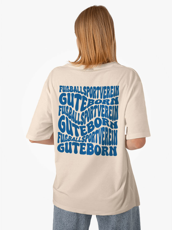 Oversized Shirt Wavy Damen