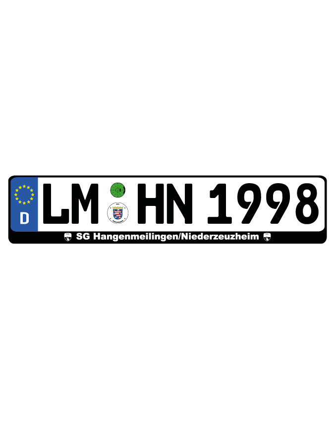 Kennzeichenhalter Kalden (2er Set)