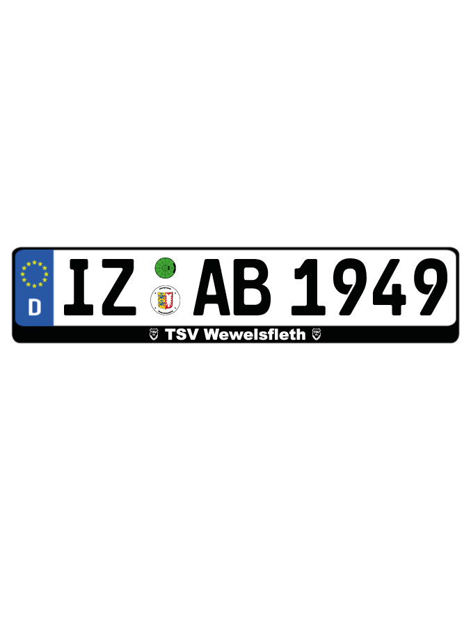 Kennzeichenhalter Kalden (2er Set)