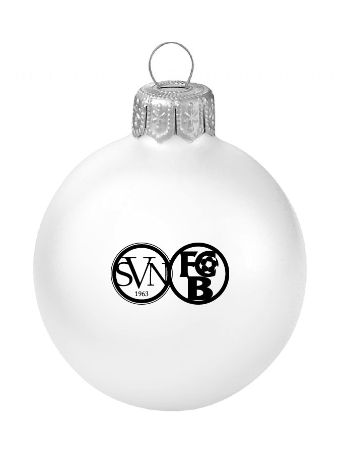 Weihnachtskugel Logo 8cm