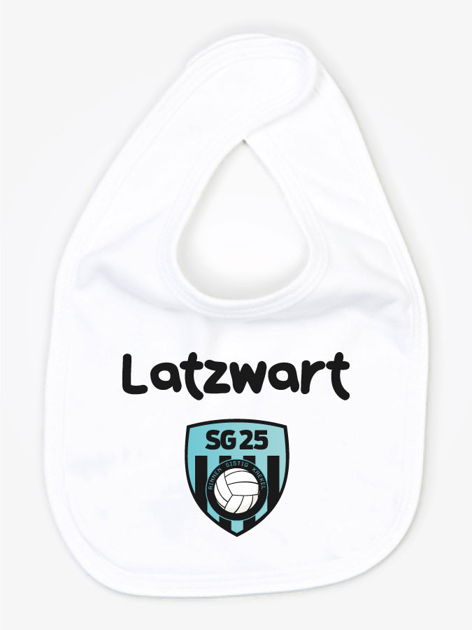 Babylätzchen Latzwart