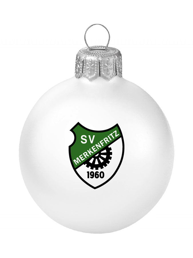 Weihnachtskugel Logo 8cm